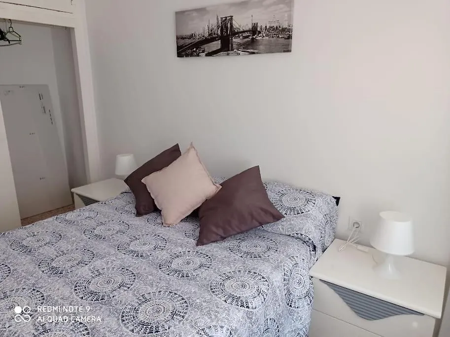 شقة Malaga Beach, Pedregalejo Apt.4/6 2 Hab.